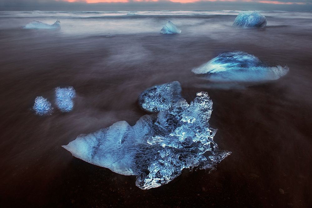 Diamond Beach on the southeast coast of Iceland art print by Steve Mohlenkamp for $57.95 CAD